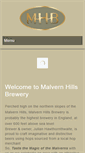 Mobile Screenshot of malvernhillsbrewery.co.uk